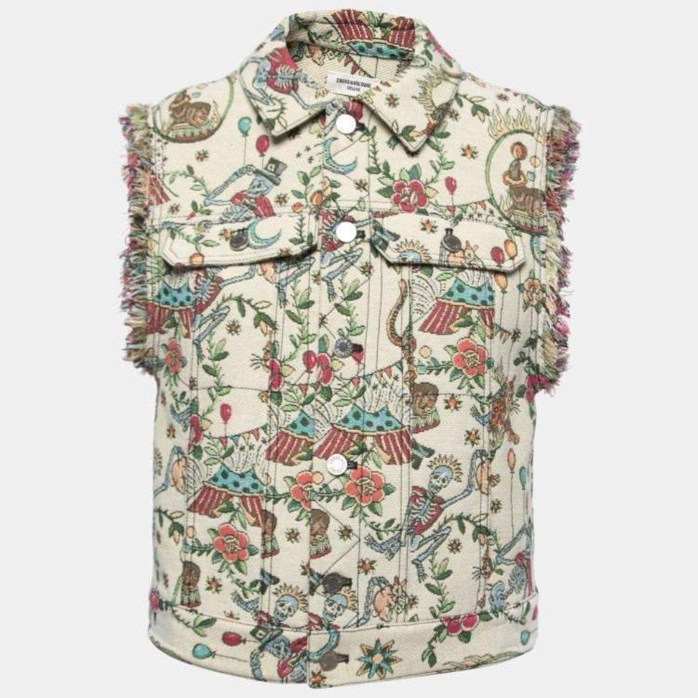 Zadig & Voltaire Kio Deluxe Tapestry Vest